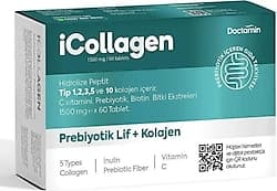 iCollagen Prebiyotik Lif ve Kolajen 60 Tablet ürün görseli