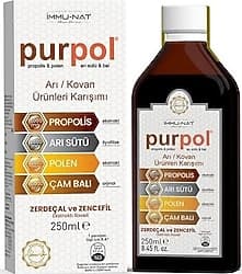 İmmunat Purpol Propolis ve Polen Ekstrat 250 ml ürün görseli