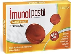İmunol Portakal Aromalı 12'li Pastil ürün görseli