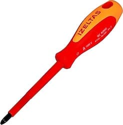 İzeltaş 4140 1000 V İzoleli Elektrikçi 5.5x125 mm Düz Tornavida ürün görseli