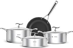 Karaca Plasma Steel 316+ 3ply 7 Parça Tencere Seti ürün görseli