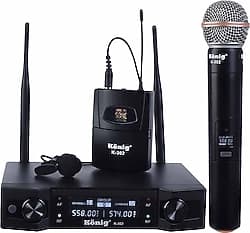 König K-302 UHF El + Yaka Mikrofonu ürün görseli