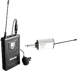 König K-400 UHF Telsiz Tekli Yaka Mikrofonu ürün görseli