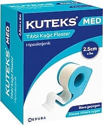 Kuteks Med 2.5cm x 5m Kağıt Flaster ürün görseli