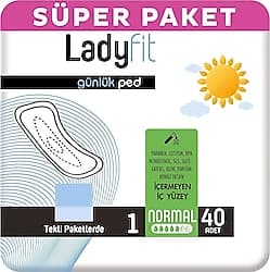 Ladyfit Günlük Ped Normal 40'lı ürün görseli