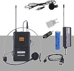 Lastvoice SXC-999Y Kablosuz İkili Yaka Ve Headset Mikrofon ürün görseli