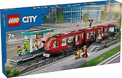 Lego 60423 City Şehir Merkezi Tramvayı ve İstasyonu ürün görseli