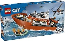 Lego 60504 City Sahil Güvenlik Kurtarma Botu ve Helikopteri ürün görseli