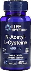 Life Extension NAC 600 mg 60 Kapsül ürün görseli