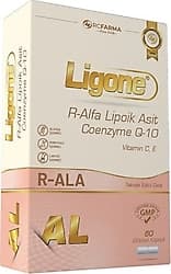Ligone R-Alfa Lipoik Asit Coenzyme Q10 60 Kapsül ürün görseli