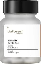 Live Yourself Boswellia Devil's Claw MSM 60 Kapsül ürün görseli