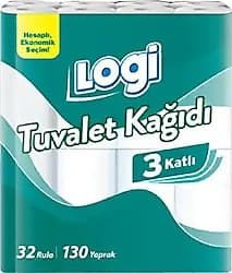 Logi 3 Katlı 32'li Tuvalet Kağıdı ürün görseli