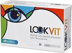Lookvit Lutein Resveratrol Balık Yağı 30 Kapsül ürün görseli