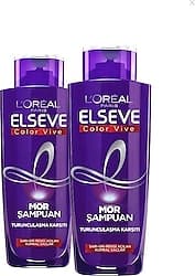 L'Oreal Paris Elseve Color Vive Turunculaşma Karşıtı 200 ml 2 Adet Mor Şampuan ürün görseli