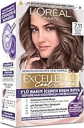 L'Oreal Paris Excellence Cool Creme 7.11 Ekstra Küllü Kumral Saç Boyası ürün görseli