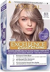 L'Oreal Paris Excellence Cool Creme 8.11 Ekstra Küllü Sarı Saç Boyası ürün görseli