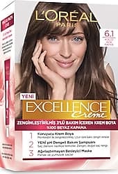 L'Oreal Paris Excellence Creme 6.1 Küllü Açık Kahve Saç Boyası ürün görseli