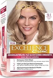 L'Oreal Paris Excellence Creme 9.1 Sarı Küllü Saç Boyası ürün görseli