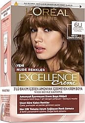 L'Oreal Paris Excellence Creme 6U Nude Koyu Kumral Saç Boyası ürün görseli