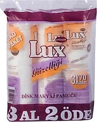 Lux Disk Makyaj Pamuğu 70'li 3 Adet ürün görseli