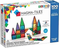 Magna-Tiles Clear Colors 100 Parça ürün görseli
