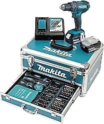 Makita DHP482RFX9 Çift Akülü 3 Ah 96 Parça Darbeli Matkap Seti ürün görseli