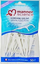 Manner Science 50'li Kürdanlı Diş İpi ürün görseli