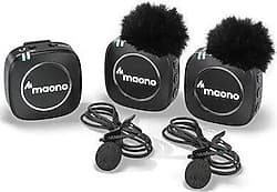 Maono AU-WM820A2 Dual Kablosuz Yaka Mikrofonu ürün görseli