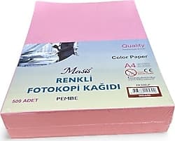 Masis A4 80 gr 500 Yaprak Pembe Renkli Fotokopi Kağıdı ürün görseli