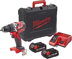 Milwaukee M18 CBLPD-202C Çift Akülü 2 Ah Darbeli Matkap ürün görseli