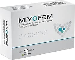 Miyofem EGCG Resveratrol 30 Vegan Kapsül ürün görseli