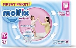 Molfix 6 Numara Extra Large 37'li Külot Bez ürün görseli