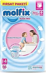 Molfix 4 Numara Maxi 56'lı Külot Bez ürün görseli