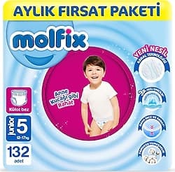Molfix 5 Numara Junior 44'lü 3 Adet Külot Bez ürün görseli