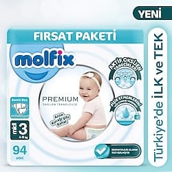 Molfix Premium 3 Numara Midi 94'lü Bebek Bezi ürün görseli