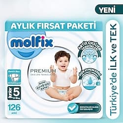Molfix Premium 5 Numara Junior 42'li 3 Adet Bebek Bezi ürün görseli