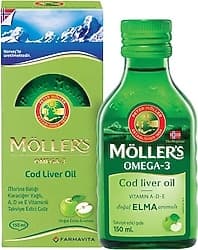 Möllers Omega 3 Elma Aromalı Balık Yağı 150 ml Şurup ürün görseli