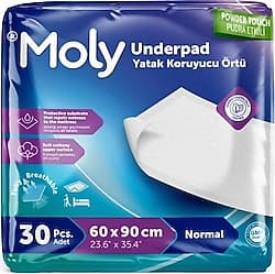 Moly 60x90 cm 30'lu Yatak Koruyucu Örtü ürün görseli