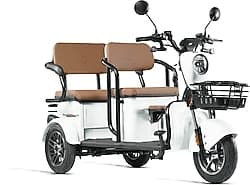 Motolux Fayton FX10 1000 W 3 Tekerlekli Elektrikli Motosiklet Beyaz ürün görseli