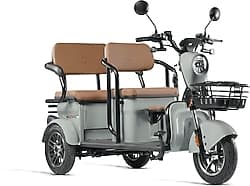 Motolux Fayton FX10 1000 W 3 Tekerlekli Elektrikli Motosiklet Gri ürün görseli