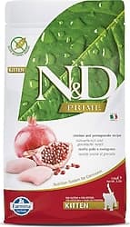 N&D Prime Kitten Tahılsız Tavuklu ve Narlı 1.5 kg Yavru Kedi Maması ürün görseli
