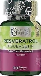 Nature 's Supreme Resveratrol Quercetin 30 Kapsül ürün görseli