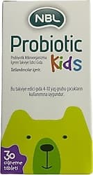 NBL Probiotic Kids 30 Tablet ürün görseli
