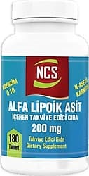 Ncs Alfa Lipoik Asit 200 mg 180 Tablet ürün görseli