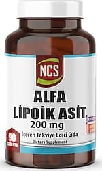Ncs Alfa Lipoik Asit 200 mg 90 Tablet ürün görseli
