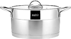 Nehir Silver Mat Trend 24 cm Derin Çelik Tencere ürün görseli