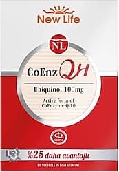 New Life Coenz QH Ubiquinol 60 Kapsül ürün görseli