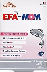 New Life Efa Mom Omega 3 Balık Yağı 30 Kapsül ürün görseli