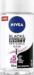 Nivea Invisible Black & White Clear 50 ml Kadın Roll-On ürün görseli