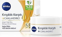 Nivea Kırışıklık Karşıtı Yenileyici 55+ Yaş Yüz Bakım Kremi 50 ml ürün görseli
